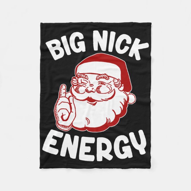 Manta Polar Big Nick Energy Funny Xmas Christmas  (Anverso)