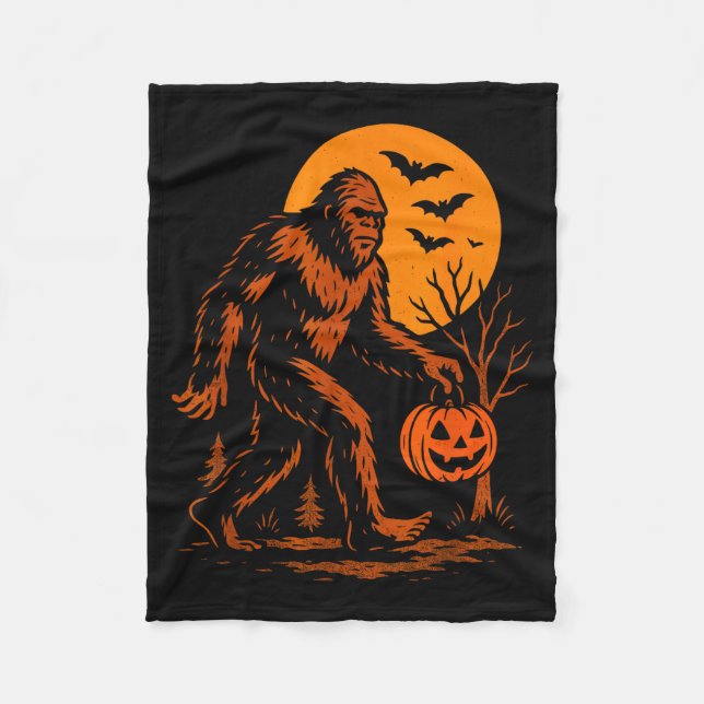 Manta Polar Bigfoot Halloween Sasquatch Jack O Lantern  (Anverso)