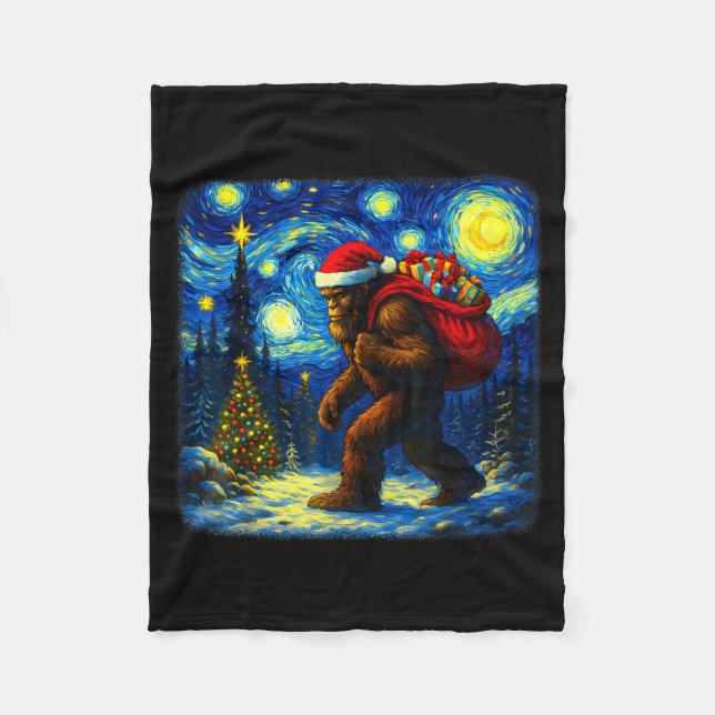 Manta Polar Bigfoot Santa Christmas Starry Night Sasquatch Van (Anverso)