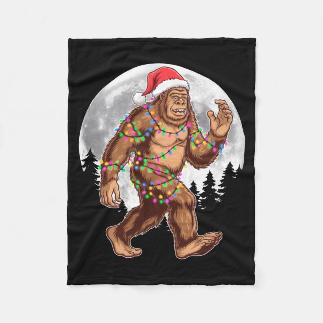 Manta Polar Bigfoot Santa Christmas Tree Lights Xmas Sasquatch (Anverso)