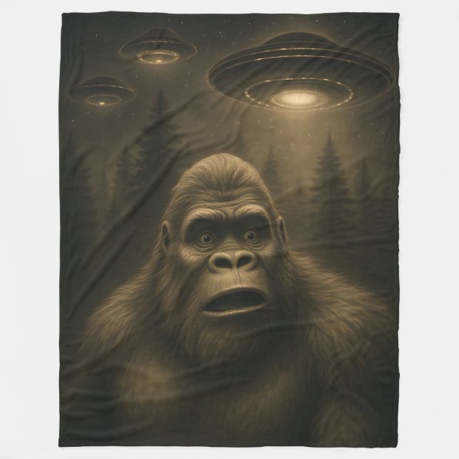 Manta Polar Bigfoot Sasquatch Alien UFO Funny (Anverso)