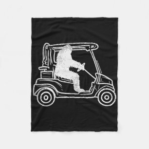 Manta Polar Bigfoot Sasquatch Conductor de carrito de golf Fun