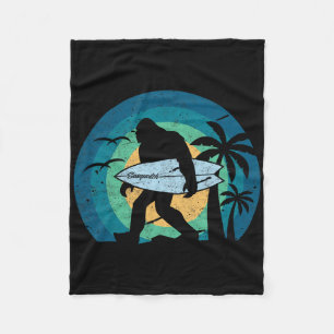 Manta Polar Bigfoot Surfing Divertido Sasquatch Yeti Surf Homb