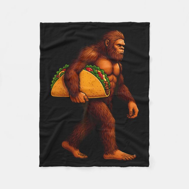 Manta Polar Bigfoot Taco Sasquatch Walking Taco Funny Shirt Me (Anverso)