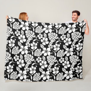 Manta Polar BIKINI (NEGRO/BLANCO) Fleece Blanket