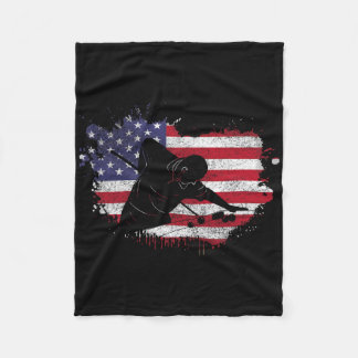 Manta Polar Billiard Shirt - American Flag Billiard Playe