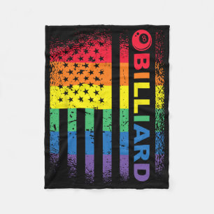 Manta Polar Billiards 8 ball Pool Billiard Bandera Americana -