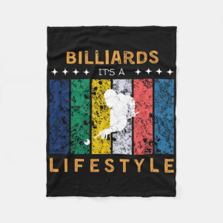 Manta Polar Billiards Es Un Tee Gracioso De Estilo De Vida - P