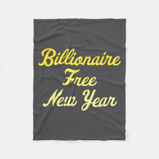Manta Polar Billionaire , New Year, Hapness, Simple Joys  (Anverso)