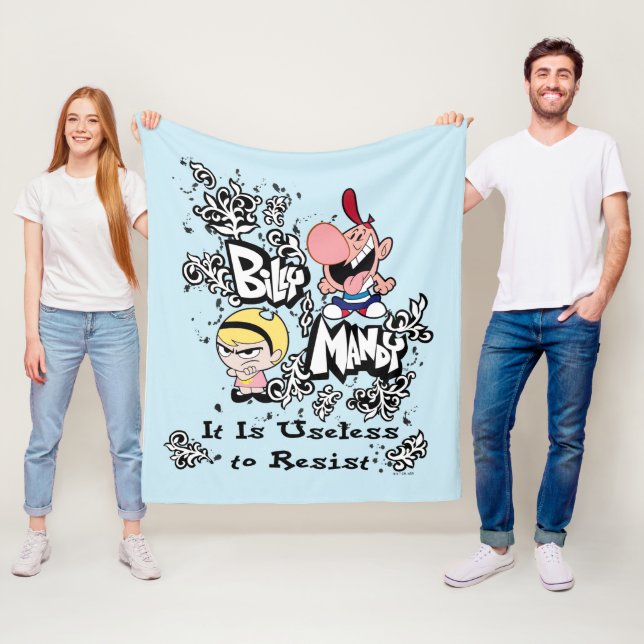 Manta Polar Billy & Mandy - Inútil para resistir (In situ)