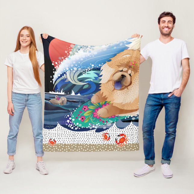 Manta Polar BINDI CHOWABUNGA - Funda de pulpa de vaca/manta de (In situ)