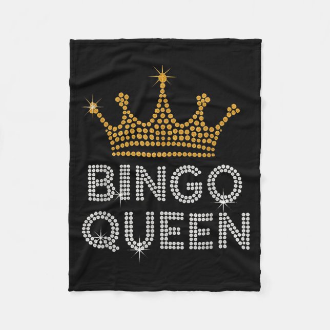 Manta Polar Bingo Queen Bingo Player Game Party Funny Women Gi (Anverso)