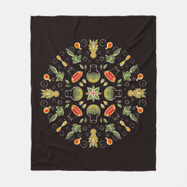 Manta Polar Bioquímica Lab Arte botánico - Mujeres en la cienc