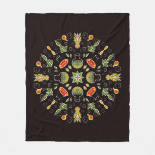 Manta Polar Bioquímica Lab Arte botánico - Mujeres en la cienc