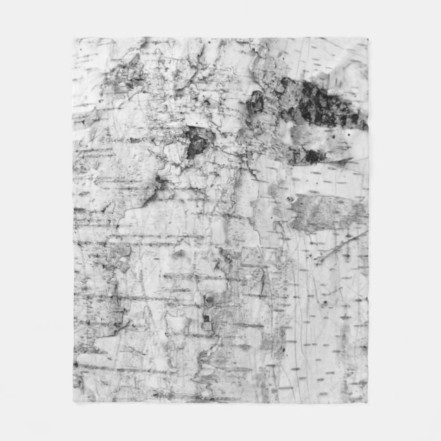 Manta Polar Birch bark pattern fleece blanket (Anverso)