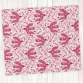 Manta Polar Bird Art Red