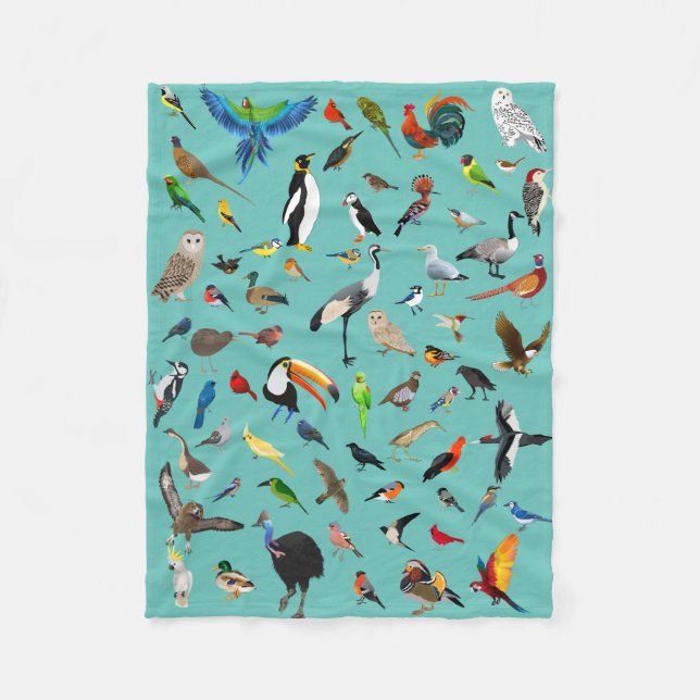 Manta Polar Bird Blanky (Anverso)