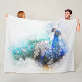 Manta Polar Bird Fleece Blanket