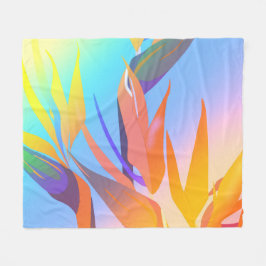 Manta Polar Bird of Paradise Fleece Blanket