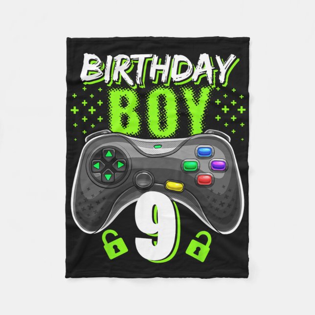 Manta Polar Birday Boy 9 Video Game Controller Gamer 9Bir (Anverso)