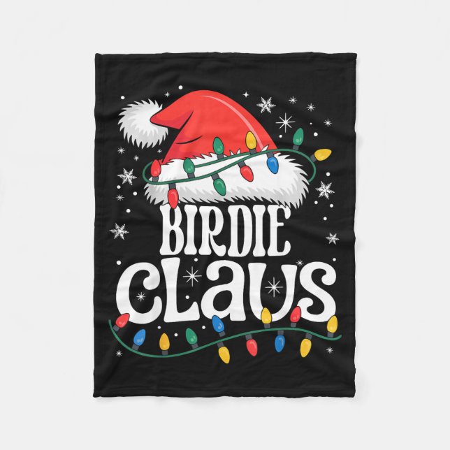 Manta Polar Birdie Claus Funny Xmas Christmas Grandma Holiday  (Anverso)