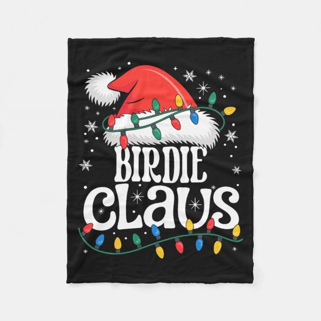 Manta Polar Birdie Claus Funny Xmas Christmas Grandma Holiday  (Anverso)
