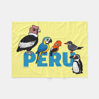 Manta Polar Birdorable Perú