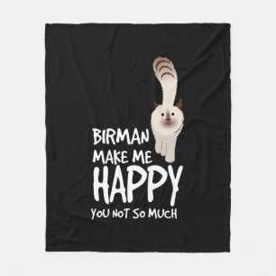 Manta Polar Birman Cat