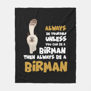 Manta Polar Birman Cat