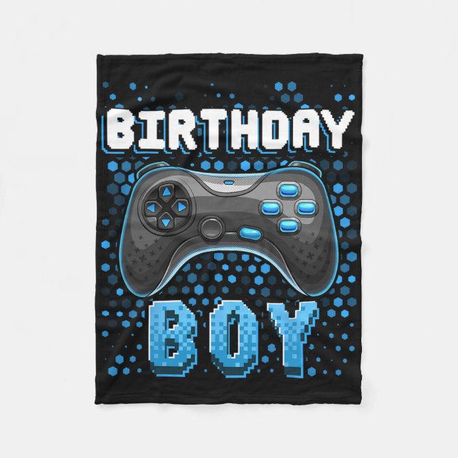Manta Polar Birthday Boy Video Game Controller Birthday Gamer (Anverso)