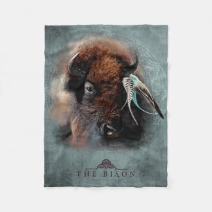Manta Polar Bison - Fleece Blanket