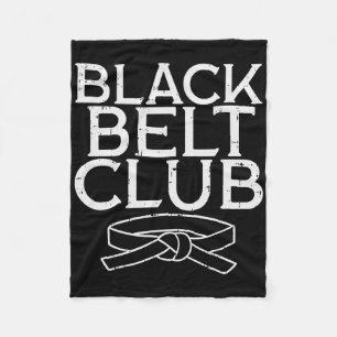 Manta Polar Black Belt Club Guay Karate Taekwondo Kung Fu Jiu
