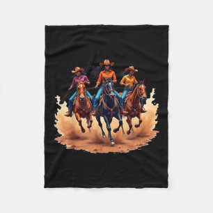 Manta Polar Black Cowgirl Rodeo occidental Melanin Black Histo