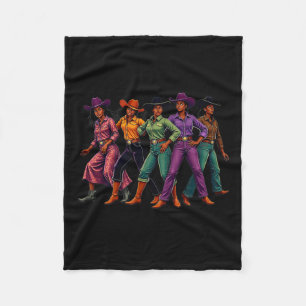 Manta Polar Black Cowgirl Rodeo occidental Melanin Black Histo