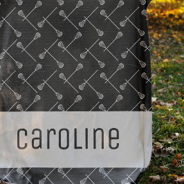 Manta Polar Black Lacrosse White Sticks Patterado