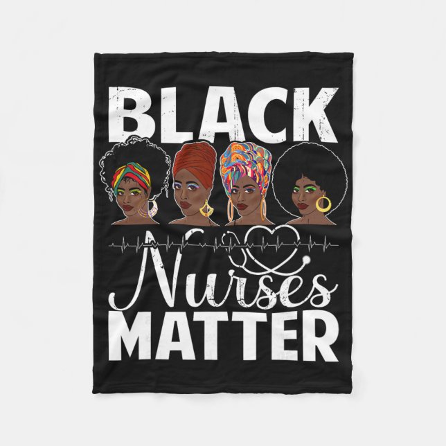 Manta Polar Black Nurses Problem - African American Afro Nurse (Anverso)