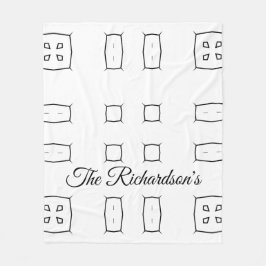 Manta Polar Black White Geometric Pattern | Minimal Abstract