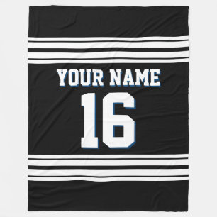 Manta Polar Black White Sports Jersey