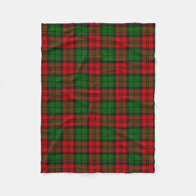 Manta Polar Blackwatch Campbell Tartan Red Green Plate (Anverso)