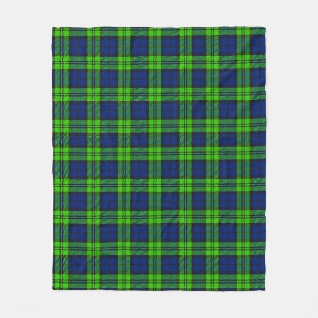 Manta Polar Blackwatch Plaid Tartan (Anverso)