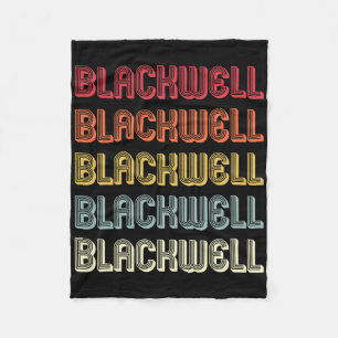 Manta Polar Blackwell Gift Surname Funny Retro Vintage Birthda