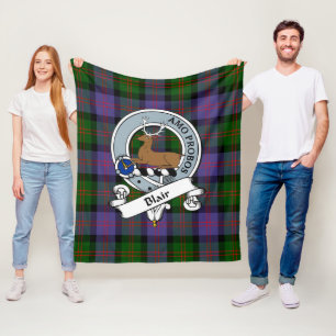 Manta Polar Blair Modern Clan Badge Tartan Plaid