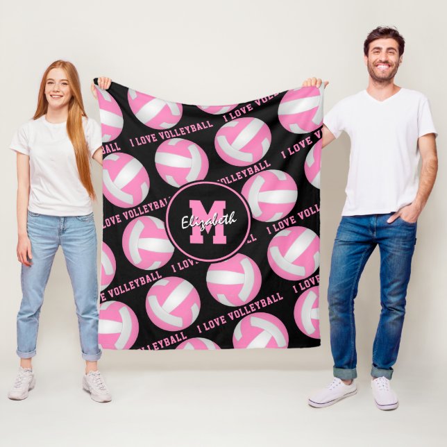 Manta Polar blanca rosada ella me encanta la sala de deportes  (In situ)