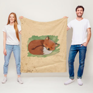 Manta Polar Blancanato de Fox Fleece