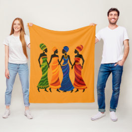 Manta Polar Blancanato de la flota de mujeres africanas
