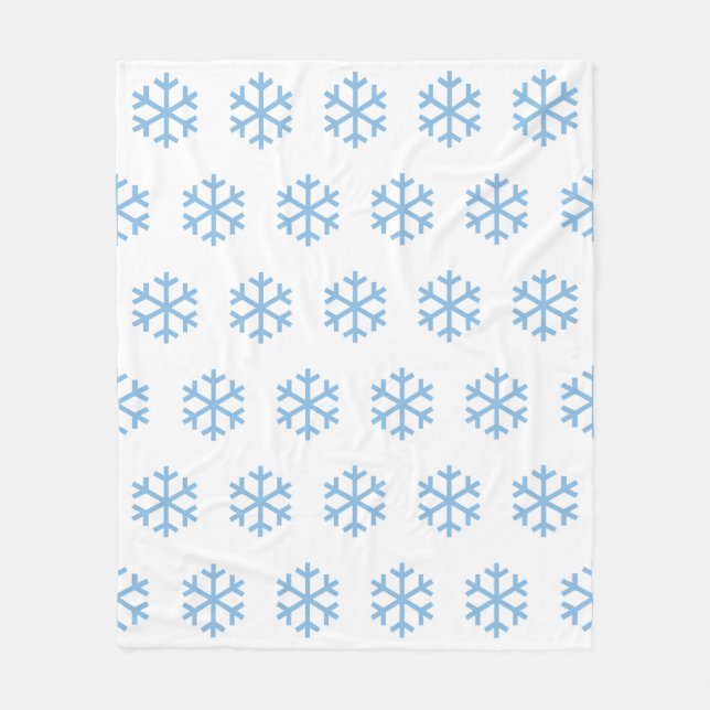 Manta Polar Blancanato de nieve azul (Anverso)