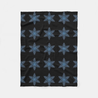 Manta Polar Blancanato de nieve azul