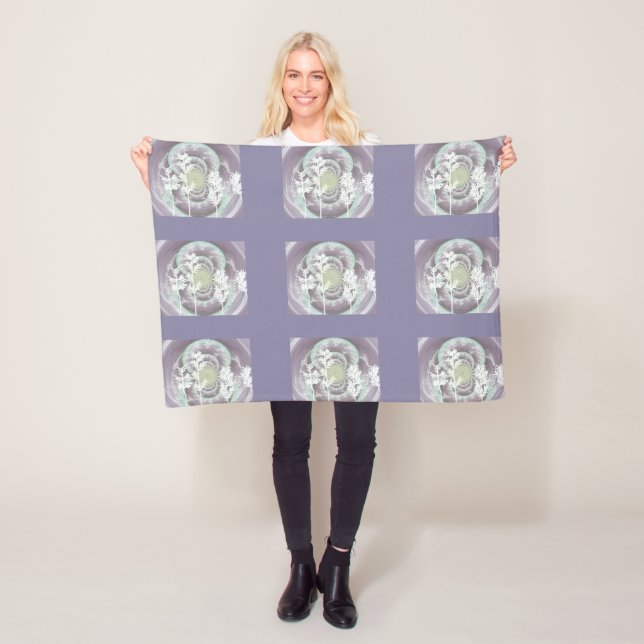 Manta Polar Blancanieves de árboles blancos (In situ)