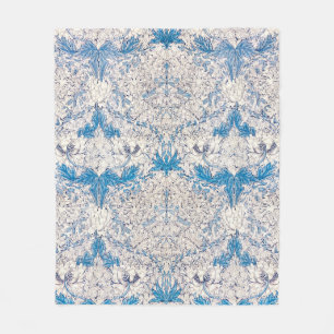 MANTA POLAR BLANCO DE LA FLECIA: WILLIAM MORRIS : MADRESELVA