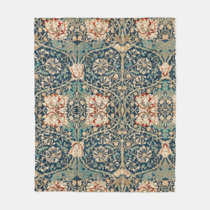 MANTA POLAR BLANCO DE LA FLECIA: WILLIAM MORRIS : MADRESELVA